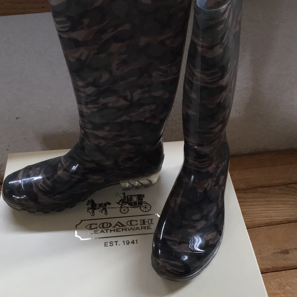 Genuine Coach Rain Boots